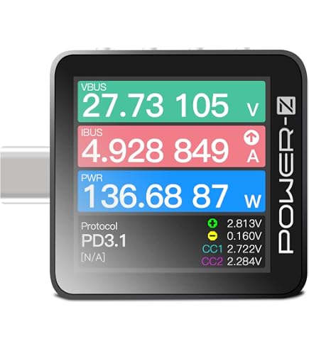 CALMORA Power-Z KM003C USB-C Power Meter Tester | PD3.1 QC5.0