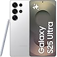 Samsung Galaxy S25 Ultra AI Phone, 256GB Storage, 12GB RAM, Titanium Whitesilver, Android Smartphone, 200MP Camera, S Pen, Long Battery Life (UAE Version)