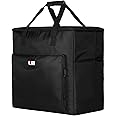 BUBM Desktop Computer Carrying Case, Padded Nylon Carry Tote Bag for Transporting Computer Tower PC Chassis, Keyboard, Cable and Mouse