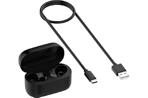 HMHAMA Laddningsfodral ersättning för Jabra Elite 75T/Active 75T laddningsdocka trådbunden laddningsfodral vagga (utan öronsn