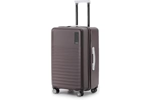 MOKOBARA Aisle Trunk Check-in Trolley Bag 65cm 70L Brown | Lightweight Polycarbonate Hardshell Frosted Hardware TSA Lock YKK Zipper 360° 8 Silent Ninja Wheels 7-14 Days Travel