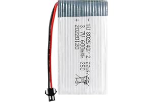 FUXIU Batería de 3,7 V 600 mAh para drones 802540P Quadcopter Helicóptero Batería para SYMA X5C X5C-1 X5SW batería recargable