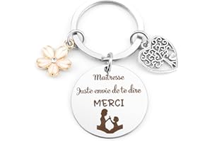 HISXIERNG Cadeau Maitresse Noel Porte Clé Cadeau Noël Maitresse Cadeau Maitresse D'école Noel Idee Cadeau Maitresse D'école Cadeau Maitre D'école Cadeau Professeur Cadeau Merci Maitresse Idée Cadeau Maitresse