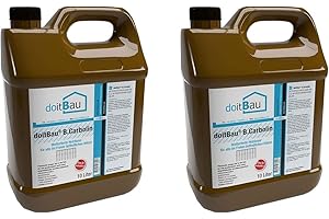 B-CARBOLIN doitBau - B.Carbolin 2x10l | Environmentally friendly wood stain outside for wood impregnation made of vegetable oil | Free of PCP and lindane | Weathering protection