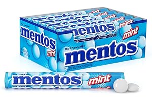 Mentos Peppermint (Economy Case Pack) 1.32 Oz Roll (Pack of 15) by Mentos [Foods]
