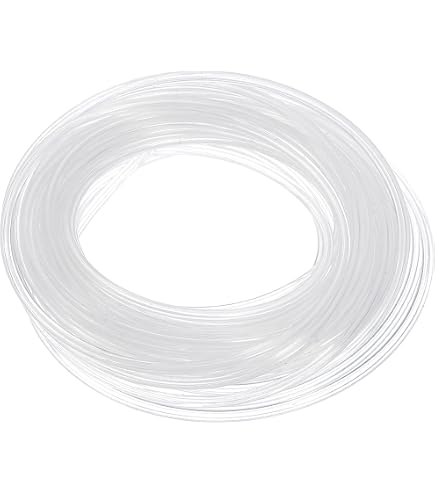 Tube Silicone Flexible Haute Température 1mm Interne / 2mm Externe - 3 Mètres Transparent