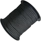 Paracord 2 Mm Paraş&uuml;t Ipi 10 Metre siyah Tek Ebat