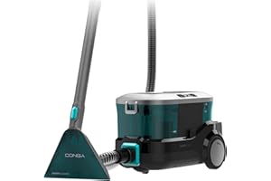 ‎CECOTEC Cecotec Conga CarpetClean 10000 EasyHome odkurzacz do dywanów, środek do czyszczenia tapicerki, 800 W, zbiornik na wodę 3 l i zbiornik na brudną wodę 1,5 l, system wielopowierzchniowy, zestaw