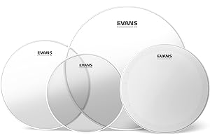 Evans Drum Heads - G2 Clear Fusion Pack (10, 12, 14 Zoll) mit 14 Zoll HD Dry Snare Batter