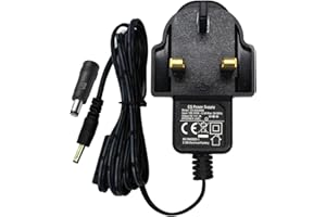 Security-01 AC to DC 5V 2A Power Adapter Supply, Plug 3.5mm x 1.35mm, with 5.5mm x 2.1mm Connector, UK