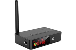 Ev Stereosu Için Bluetooth 5.3 Alıcı, NFC İşlevli Düşük Gecikmeli HiFi Bluetooth Ses Adaptörü, Destek RCA Optik Çıkış, AUX 3,