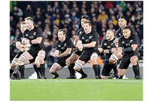 ARTERY8 New Zealand Rugby Legends World Cup Haka Photo Art Print Canvas Premium Wall Decor Poster Mural Nouvelle-Zélande Légende Monde Photographier Mur Déco Affiche