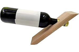 WOODEN WORLD Support en bois pour bouteille de vin - Décoration de maison