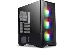 Lian Li Compatible con LANCOOL II Mesh C RGB Midi-Tower, Vidrio Templado - Negro