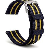 Nato Saat Kordonu - Cobra Tekstil Kumaş Kayışı F32GR - 20mm 22mm 24mm Uyumlu &Ouml;rme Kayış - Kadın Erkek &Ccedil;ok Renkli