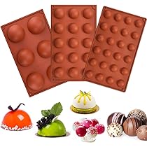 Stampo Silicone 6 Fori A Sfera - Per Bombe Di Cioccolato, Torte, Gelatine E Budini - Foto 8