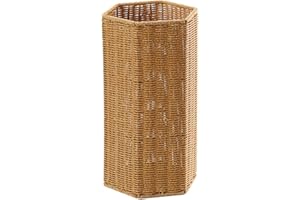 Angoily Seagrass Style Umbrella Stand Plastic Rattan Design Indoor Outdoor Furniture