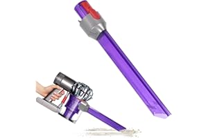 COLEXY Cepillo Rinconera Iluminada Compatible para Dyson V7 V8 V10 V11 V15, Luz Tubo Hendedura Boquilla Ranurada, Boquilla para Hendiduras, Repuesto del Cabezal de aspiración para hendiduras