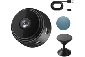 Aivane Mini Spy Camera Wireless WiFi Small Full HD 1080P Night Vision Motion Detection Cameras Nanny Surveillance Camera for Home Security Monitoring, Real-Time Record, Cloud & TF Storage