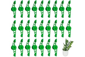SHUOHONG 30 Stück Pflanzenbieger, 360° Verstellbare Pflanzen Clips, Low Stress Training Clips, Pflanzenwachstum Bieger Clips, Zum Biegen von Pflanzenstämmen und Ändern der Wuchsrichtung (Grün)