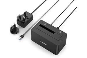 ORICO Hard Drive Docking Station USB 3.1 Gen1 to SATA 6Gbps HDD/SSD Dock Adapter for 2.5" 3.5" Inch SSD HDD SATA III, Support UASP