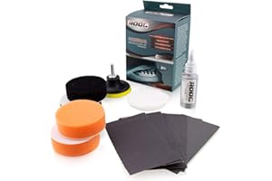 ‎BITUXX BITUXX ROOG Scheinwerfer Aufbereitungs Restauration Polier und Pflege Set Headlight Polish