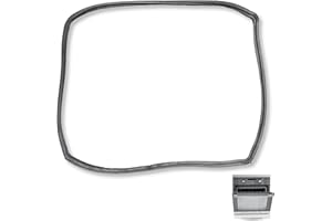 CHEFZOCO Junta Puerta Horno, Goma puerta de horno, Goma horno Universal, Medidas 430 mm ancho x 330 mm alto, Incluye 4 ganchos, Compatible con Fagor, Edesa, Aspes, Código CA7A005A3