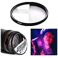 Azonee 77mm Camera Lens Filter, Crystal Clear 77mm Glass Prism Camera Lens Filter - Capture Stunning Images with Variable Subjects - Essential SLR Photography Accessory (Half Blurring Effect)