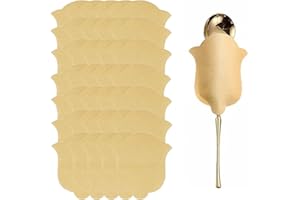 BGCYEGD kraft paper spoon sleeve,kitchen gadgets,Portable Tableware Paper Sleeve,Takeout Supplies Spoon Paper Pockets Packaging Sleeve(100 Pieces)