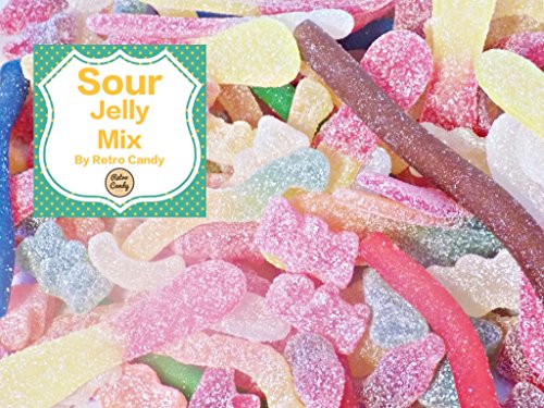 Retro Candy Fruchtgummi Mischung XXL 1000g sauer Premium Qualität in der Frischebox