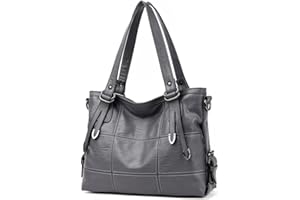 DEERWORD Femme Sac a Main Sacs à Bandouliere Portés épaule Feminin Cabas Original PU Cuir 5369 1pc ensemble