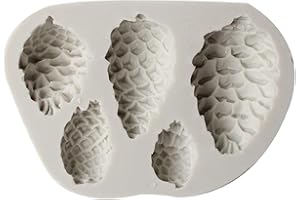 MAODOM Nicholas Moule en Silicone en Pomme pin 3D pour Cupcakes, pâtisseries, Desserts, décoration gâteaux, travaux manuels, Cupcakes