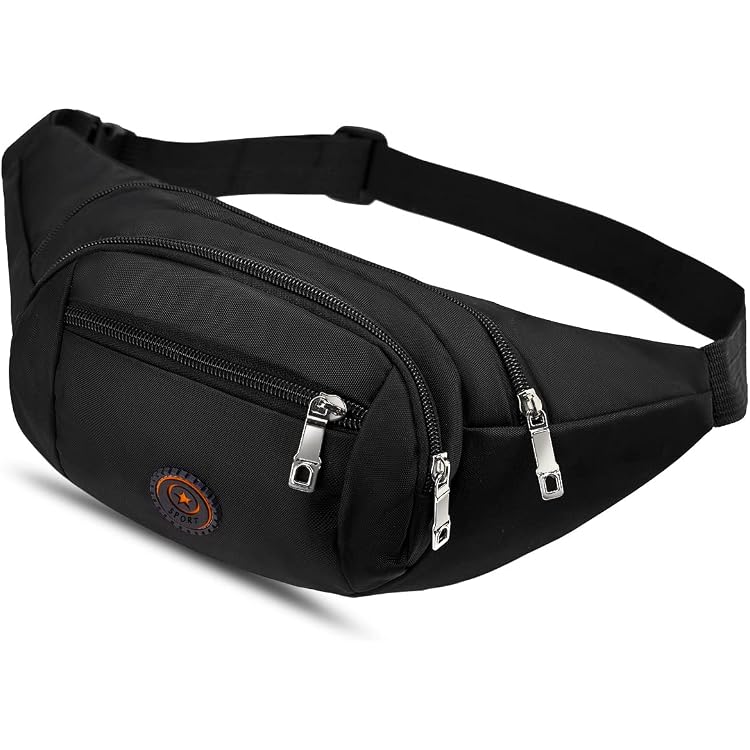 Sac Banane Unisexe Vinabo Imperméable – Noir – Neuf Idéal Ville Et Voyage