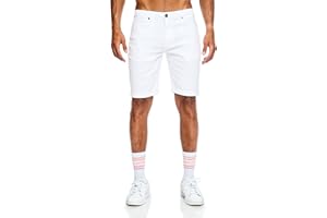 JEEL Herren Kurze Hosen - Slim-Fit Jeans-Shorts - 5-Pocket-Style - Stretch Herren-Shorts - Kurze Hose für Männer - Basic Washed