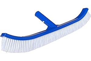 HAPPY HOT TUBS mediPOOL - ca. 47cm breite Poolbürste mit abgewinkelten Ecken zu Reinigen von Pools und Whirlpools