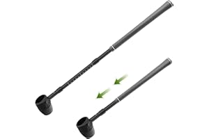 EUIOOVM Adjustable VR Golf Club Attachment for Meta Quest 2 Compatible with Quest 3S/ 3, Simulator Handle Grip for Golf +, 90 Degree Design Keep Tracking