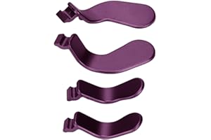 Game Controller Paddle 4-teiliges Set, Edelstahl Controller Paddles Ersatzteile für One Elite Controller Serie 2 Modell 1797 (Lila)
