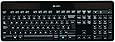 Logitech K750 Wireless Solar Keyboard for Windows, 2.4GHz Wireless with USB Unifying Mini-Receiver, Ultra-Thin, Ecologically Made, PC/Laptop QWERTY UK Layout - Black