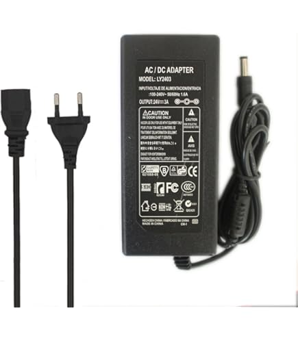 CARGADOR ESP Cargador Corriente 24V Compatible Con Reemplazo Para HOYOA BHY48-24 Recambio Replacement