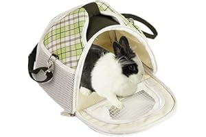 NAQQIOS Trasportino per piccoli animali, Trasportino per piccoli animali,Trasportino per criceti traspirante | Trasportino per conigli, trasportino portatile per coniglietti, trasportino per