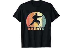 Costume de karaté vintage arts martiaux karaté uniforme T-Shirt
