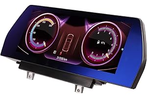 AneQu 12.3" Estéreo para Auto Android 12 para BMW Serie 3 Serie 4 F30 F31 F32 F33 F34 F36 Sistema NBT Octa-Core 8GB RAM 128GB ROM Sistema de navegación Multimedia para Auto con Pantalla Azul Carplay