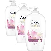 Dove Lotus &Ccedil;i&ccedil;eği ve Pirin&ccedil; S&uuml;t&uuml; Sıvı Sabun 450 ml (3 paketi)