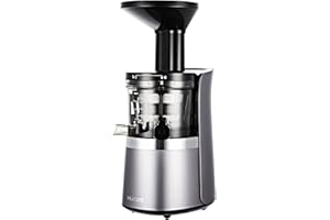 Hurom | Estrattore Slow Juicer S13 - Spremuto a Freddo, Motore Silenzioso, Pulizia Facile e Veloce, Alta Resa di Succo, Tecnologia di Spremitura Lenta - Platinum