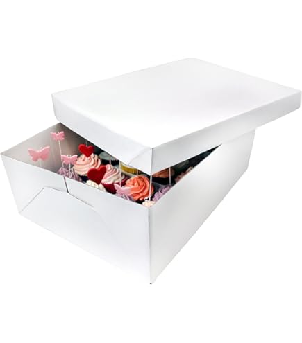 Scatole Porta Cupcake E Muffin A Righe Azzurre - 6 Pezzi - Ideali Per Feste Di Compleanno E Dolci Fatti In Casa