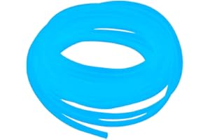 LUCYSTUDIO Tuyau Aquarium 5 m Caoutchouc Tuyau d'air Tube 4/ 6mm Oxygène Air Line Tube pour Aquarium Jaune Vert Rouge Bleu Noir