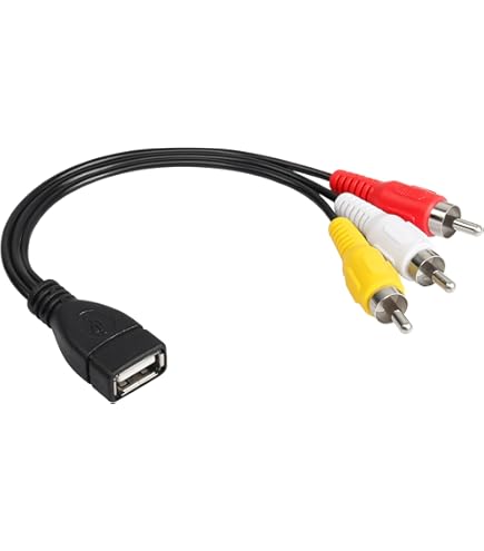USB 2.0 A Maschio Femmina Presa A 2 RCA 2RCA Maschio Connettore Convertore Audio Video Cavo Di Prolunga Cavo Adattatore 1.5M/5 Ft Q1 - Foto 11
