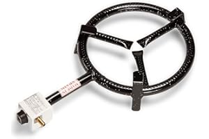 COMBOI -30 cm Brûleur - poêle à gaz butane-propane,Plat à Paëlla, réchaud à gaz, avec recettes et instructions de montage et de conservation, produits fabriqués en Espagne. (30 CM)