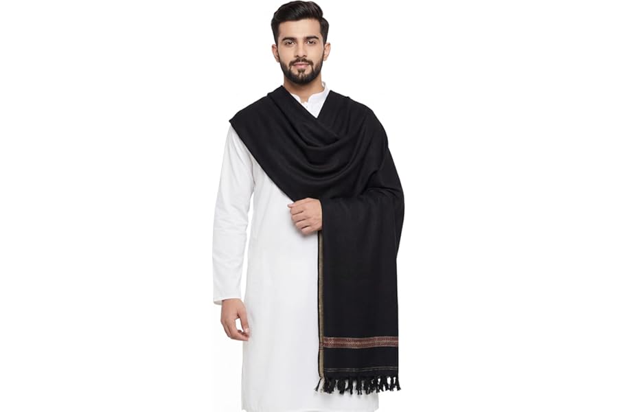 SHOPUKASA Men’s Shawl Winter Mens Scarf Shemagh Cashmere Feel Scarves Warm Soft Fashion Scarf for Men Gifts