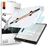 Spigen EZ Fit Anti-Glare Matte Tempered Glass Screen Protector for Tesla Model 3 and Model Y - 1 Pack